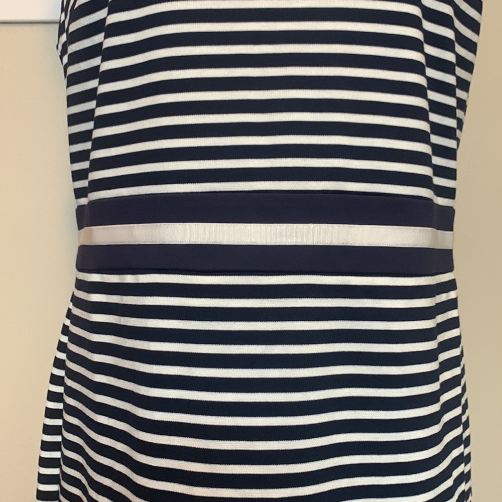 Draper James Striped Pointe Sheath Dress NWT Size Large - Picture 8 of 12